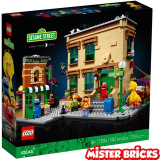 LEGO® 21324 123 SESAME STREET Set - Nostalgic TV Show Building Kit Fans of Sesame Street