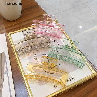 [horizons] กิ๊บติดผมพลาสติก ขนาดใหญ่ ที่ทนทาน สีสันสดใส สําหรับผู้หญิง