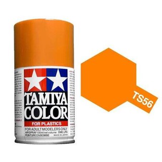 Tamiya Spray Color สีสเปร์ยทามิย่า TS-56 BRILLIANT ORANGE 100ML