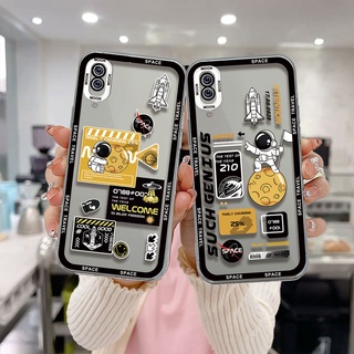 เคสโทรศัพท์มือถือแบบนิ่ม ใส ลายนักบินอวกาศ สําหรับ VIVO Y20 Y15S Y91C Y21 2021 Y21A Y21T Y12S Y12 Y30 Y21S Y20S Y12i V21 V23E Y75 T1 Y55 Y75 Y16  Y91 Y30i