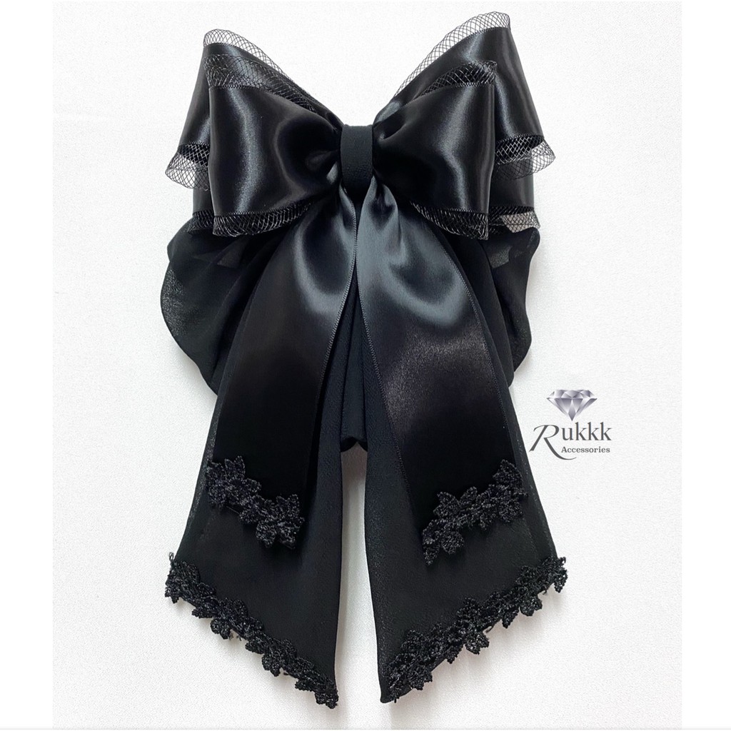 Bow โบว์ติดผม เน็ตติดผม เน็ตคลุมผม เครื่องประดับผม ริ๊บบิ้นโบว์ กิ๊บติดผม