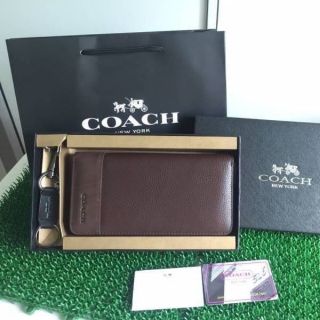 COACH Long Wallet with Key Set-3