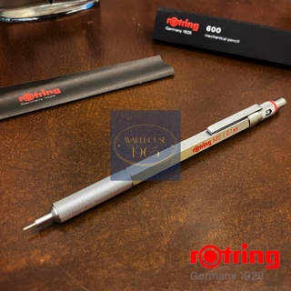 Rotring 600 ดินสอกดดราฟ สีเงิน 0.7 มม. ดินสอกดรอตติ้ง นำเข้าจากเยอรมัน | Rotring Drafting Mechanical Pencil 0.7 mm