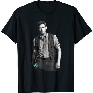 [S-5XL]เสื้อยืด ผ้าฝ้าย พิมพ์ลายกราฟฟิค Jurassic World Chris Pratt Swag แฟชั่นสําหรับผู้ชาย