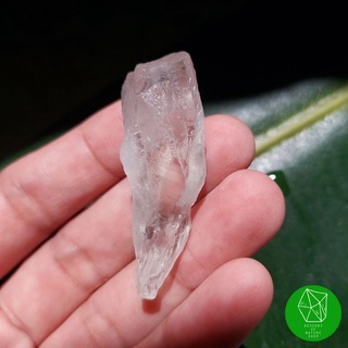 ผลึกพราซิโอไลต์หรือกรีนอเมทิสต์ (Prasiolite/Green Amethyst)