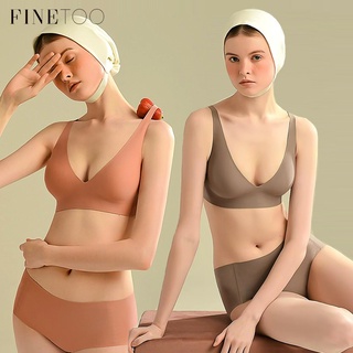 Finetoo Japanese Suji Bra ชุดชั้นใน เสื้อชั้นใน ไร้รอยต่อ ดันทรง เซ็กซี่ พลัสไซส์ สําหรับผู้หญิง