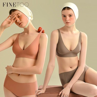 Finetoo Japanese Suji Bra ชุดชั้นใน เสื้อชั้นใน ไร้รอยต่อ ดันทรง เซ็กซี่ พลัสไซส์ สําหรับผู้หญิง