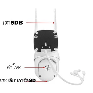 YooSee กล้องวงจรปิดอัจฉริยะ WiFi IP Camera FHD 1080P 2 ล้านพิกเซล สามารถหมุนได้ กันน้ำ กันแดด กันฝุน ดูผ่านมือถือ
