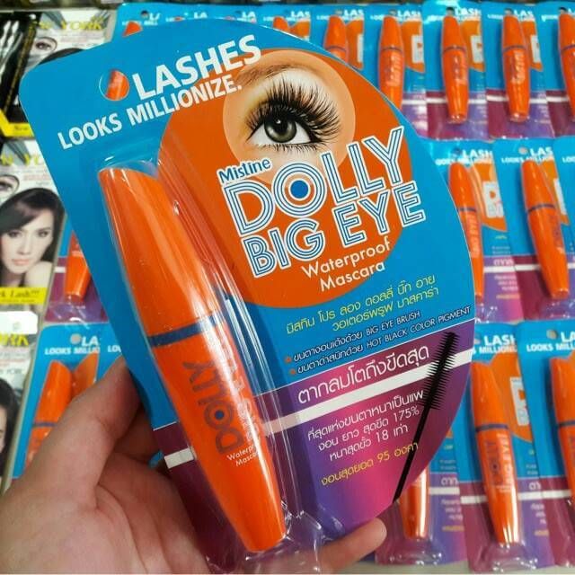 แท้ ฟรีโค้ดลด 100 Mistine Pro Long Dolly Big Eye Waterproof Mascara มิสทิน โปร ลอง ดอลลี่ บิ๊ก อาย วอเตอร์พรูฟ มาสคาร่า