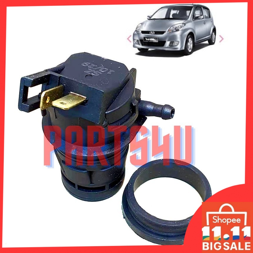 WIPER TANK MOTOR PERODUA MYVI 2007-MYVI LAGI BEST 2014, VIVA / 85330-BZ030 WASHER WINDSHIELD MOTOR