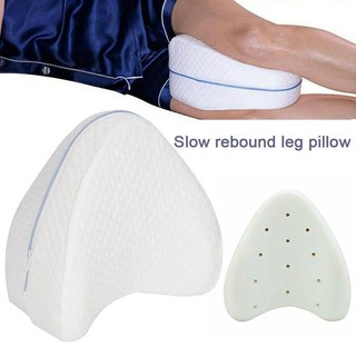 #390 หมอนรองต้นขาและหัวเข้าเพื่อการนอนหลับสบายหัวเข่าไม่กดทับ KNEE PILLOW SUPPORT (WHITE) X3iu