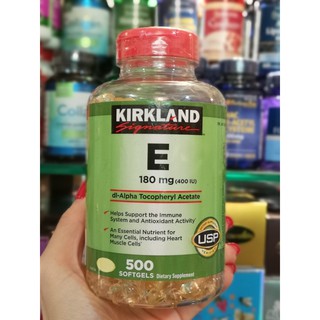 Kirkland Signature Vitamin E 400 I.U. 500 softgels