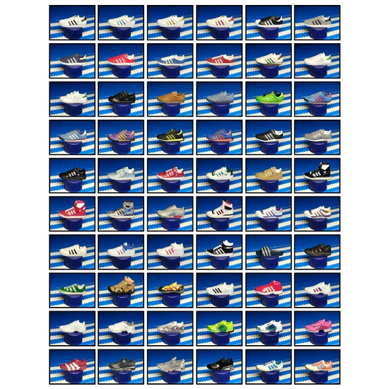 ของแท้ โมเดล ฝาขวด เป๊ปซี่ Pepsi รองเท้า ครบชุด 60 ฝา [O03-158_131A]