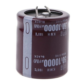 10000uf50v  10000ยูเอฟ50โวลต์  capacitor E Lectrolytic