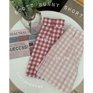 Bunny scott 🐰☁️ Price 280฿ ลายสก็อต ผ้าหนาอยู่ทรง ยับยากไม่ต้องซัฟ ไม่เหมือนใครแน่นอนค่ะ Ss SS-S-M-L-XL