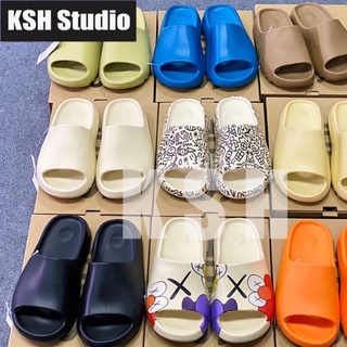 KSH brand [with box] slide yeezy รองเท้าแตะสไตล์ Yeezy slide SP58  ชาย - หญิง รุ่นใหม รองเท้าแตะ