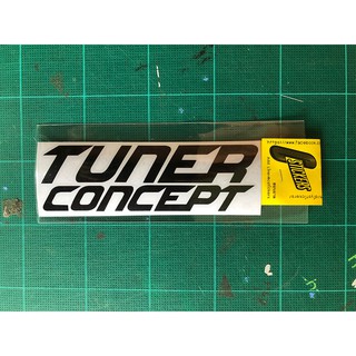 Tuner concept 1 ชิ้น สติ๊กเกอร์ติดรถยนต์