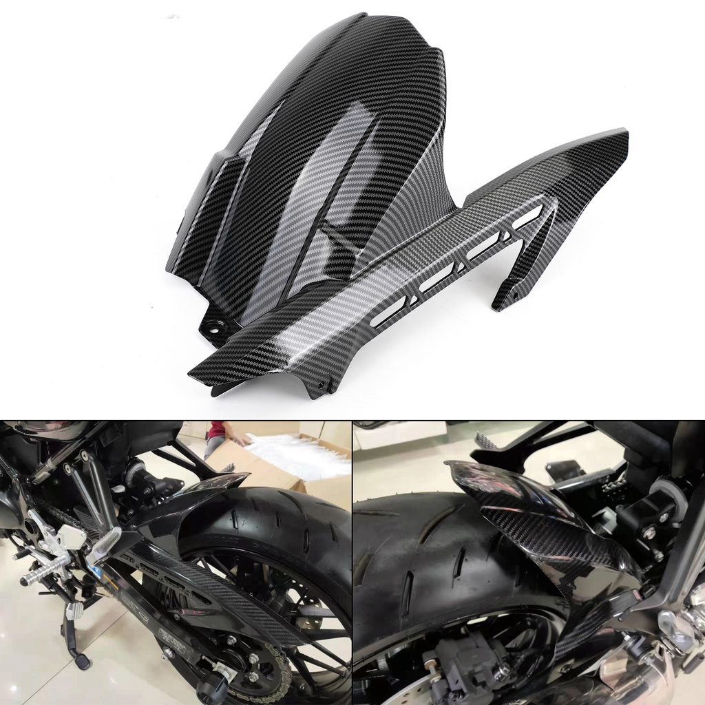 Areyourshop บังโคลนหลั คาร์บอน สําหรับ KAWASAKI Z900 Z900RS 17+ บังโคลนบัง โคลนหลัง