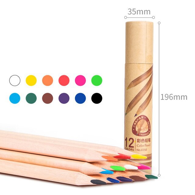 Deli 6550 Set ดินสอสี 12 สี
