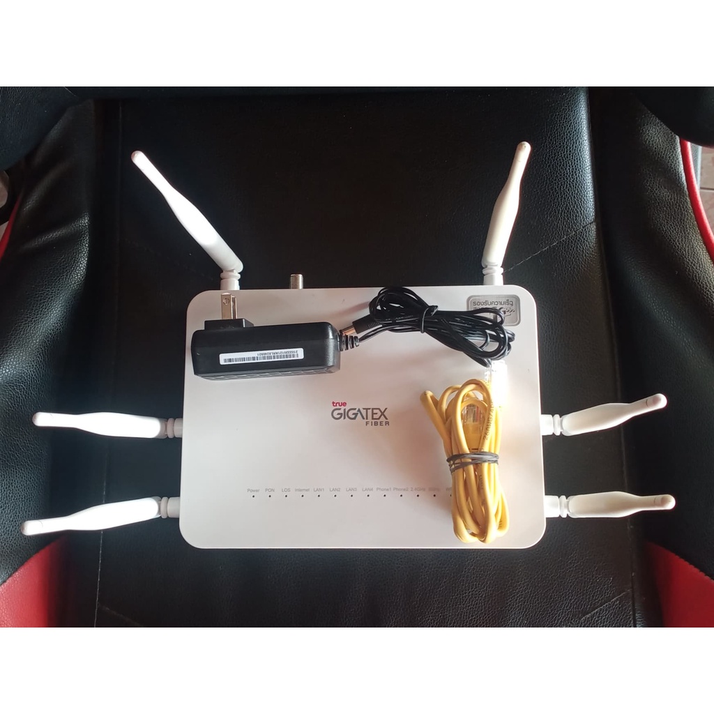 เร้าเตอร์ Wifi ทรู GIGATEX Fiber ZTE ZXHN F688 AC2100 2.4Ghz/5Ghz GPON ONT มือสอง ใช้งานได้ปกติ ส่งฟ