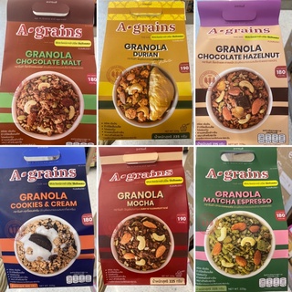 A-Grains Granola 225 g. กราโนล่า ธัญพืชอบกรอบ