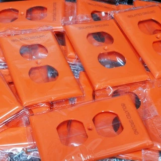 ฝาปลั๊กผนัง Outlet Cover พลาสติก US standard แบบ 2 ช่อง / ร้าน All Cable