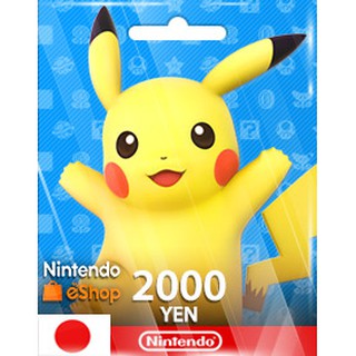 Nintendo eShop Gift Card 2000 YEN (JP) Code