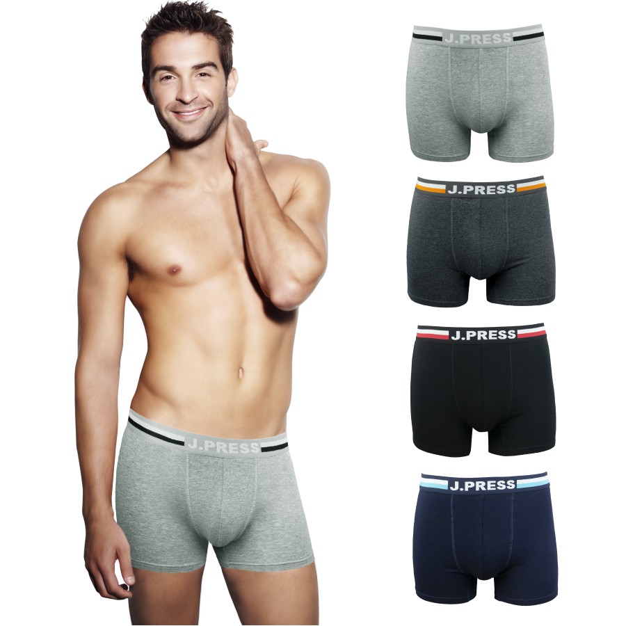 J.Press Sport Trunk กกน. ขาสั้น ทรงทรั้งค์ เจเพรส รุ่น 8232 จำนวน 1 ตัว/แพ็ค (มี 3 สีให้เลือก)