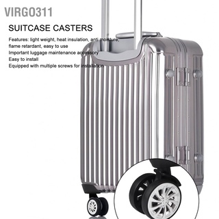 Virgo ล้อกระเป๋าเดินทาง ผ้าไนล่อน สีดํา แบบเปลี่ยน สําหรับอัพเกรดกระเป๋าเดินทาง