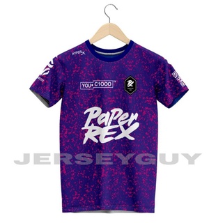 เสื้อกีฬาแขนสั้น ลายทีม Jersey Paper Rex 2022 (ฟรีชื่อเล่นและตัวเลข)