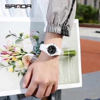 SANDA ผู้หญิงดูกีฬา นาฬิกาแฟชั่นผู้หญิง