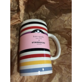 แก้วสตาร์บัค  Handle Stripe Color Block Mug 12 Oz.