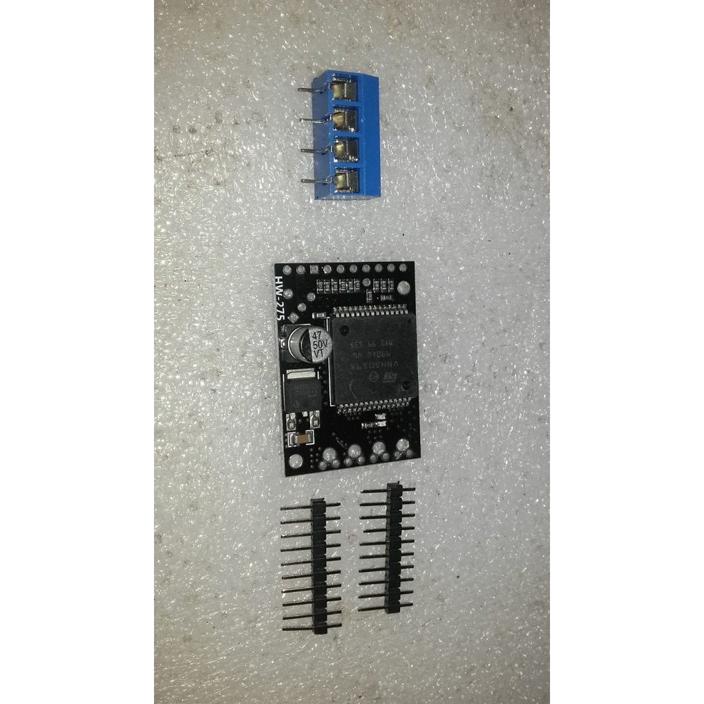 VNH5019 บอร์ดโมดูลไดร์เวอร์มอเตอร์ DC ช่องเดียว 30A การป้องกันแรงดันไฟฟ้าด้วยตนเองกระแสสูง