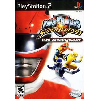 Power Rangers: Super Legends - 15th Anniversary Ps2 แผ่นเกมส์PS2 เกมเพล2 เกมplay2