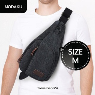 MODAKU กระเป๋าสะพายข้าง Size30x17x5cm Travel Shoulder Bag -Black/สีดำ