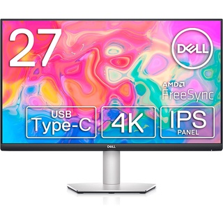 [ผ่อน0%] Dell S2722QC 27-inch 4K USB-C Monitor - UHD (3840 x 2160) Display, 60Hz Refresh Rate, Built-in Dual 3W Speakers