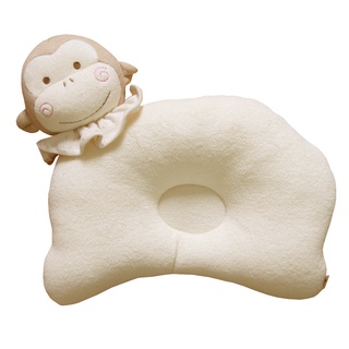 John N Tree Organic - Baby Protective Pillow, Baby Organic Pillow (Baby Monkey) - หมอนหัวทุย หมอนหลุม หมอนออร์เเกนิค