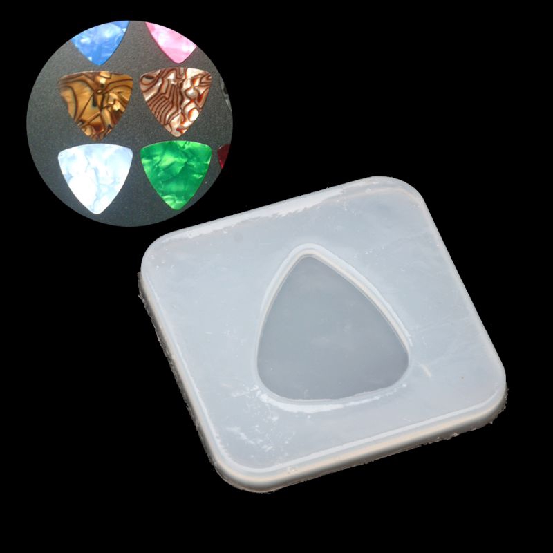 Geometric for Triangle Plectrum Silicone Mold Jewelry Pendant Resin Casting DIY