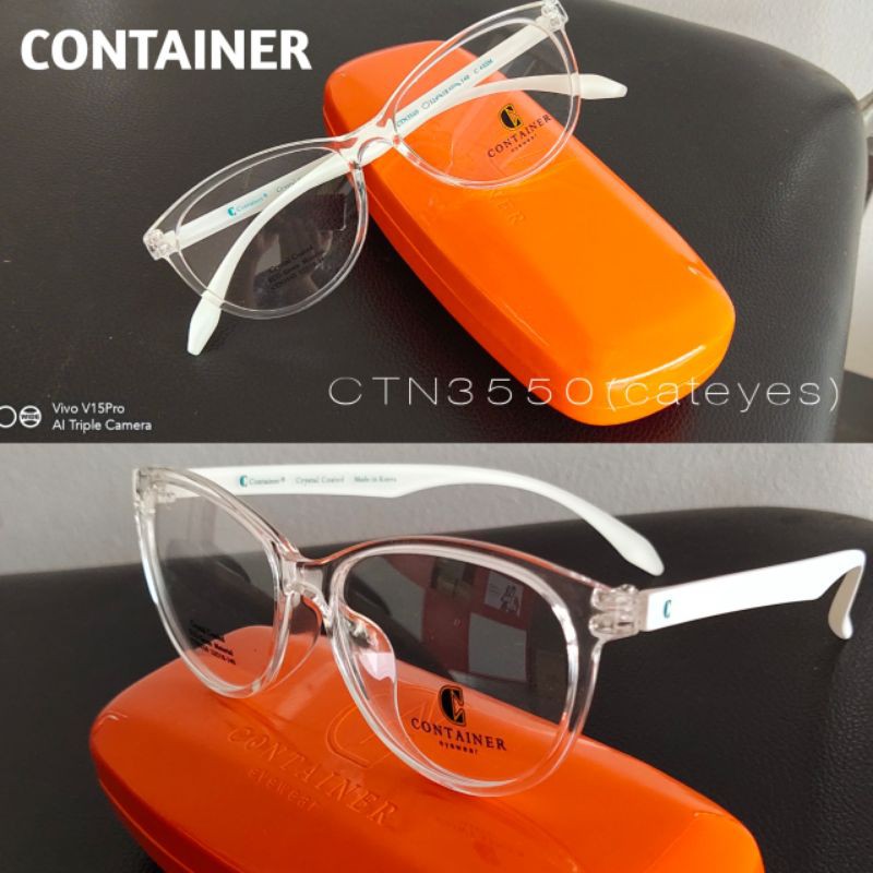 Container ctn 3550 eyeware กรอบแว่นตา TR90 กรอบแว่นตาแมว cateye