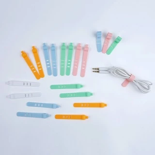 พร้อมส่ง🔥 ที่รัดสายชาร์จ จัดระเบียบหูฟัง ไม่พันกัน หลากสี