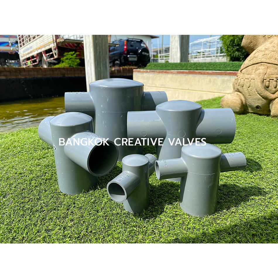 สามทางฝาครอบ สามทางpvc 1