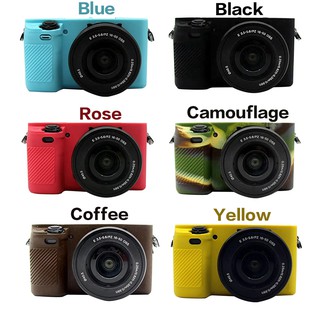 Soft Silicone Rubber Camera Case For  Sony A6300 ILCE-6300 A6400 ILCE-6400 A6100 ILCE-6100