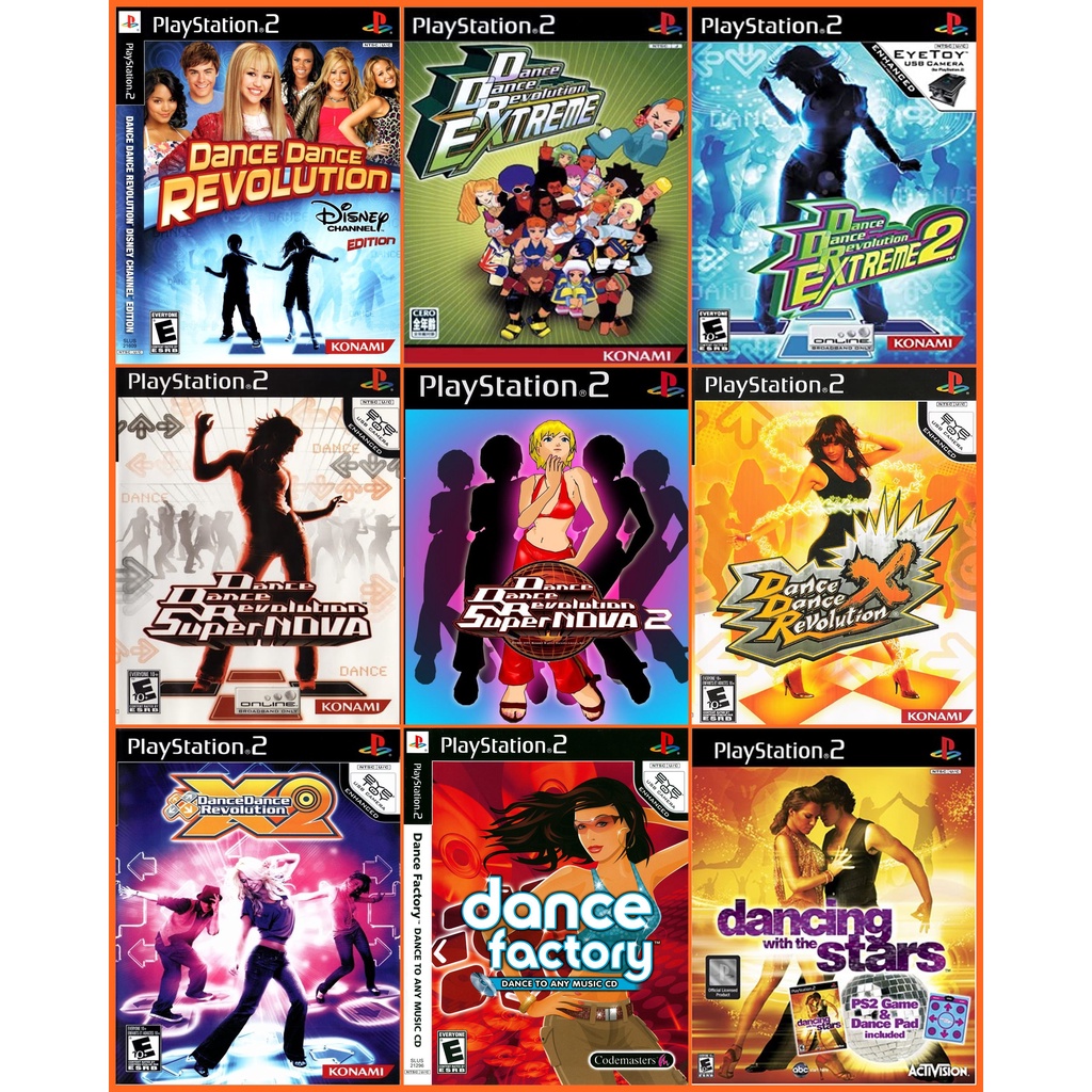Dance Dance เกมเต้น PS2  ALL  แผ่นเกม  Playstation 2
