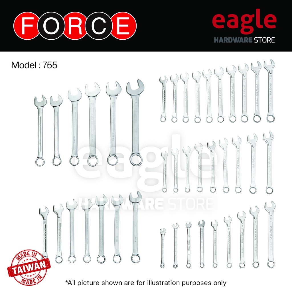 ประแจรวมชุด Force 755 Series