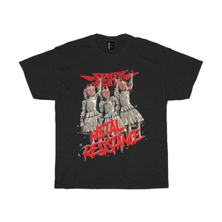 เสื้อยืดผ้าฝ้ายพิมพ์ลายขายดี Babymetal เสื้อยืด ผ้าฝ้าย พิมพ์ลาย ทนทานต่อโลหะ