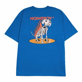 ผ้าฝ้ายแท้HOMEBOY เสื้อยืดผู้ชายลาย CYBERDOGS-3XL