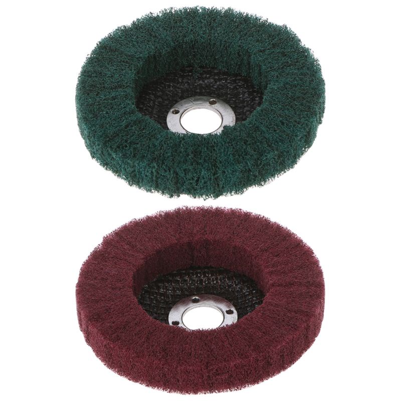 Nylon Fiber Grinding Wheel Polishing Buffing Disc Pad Abrasive Brush Rotary Tool