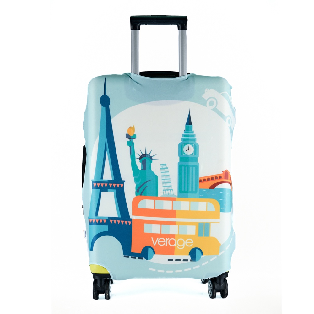 Verage ผ้าคลุมกระเป๋าเดินทาง ลายปารีสนิวยอร์ค VG5297YGR