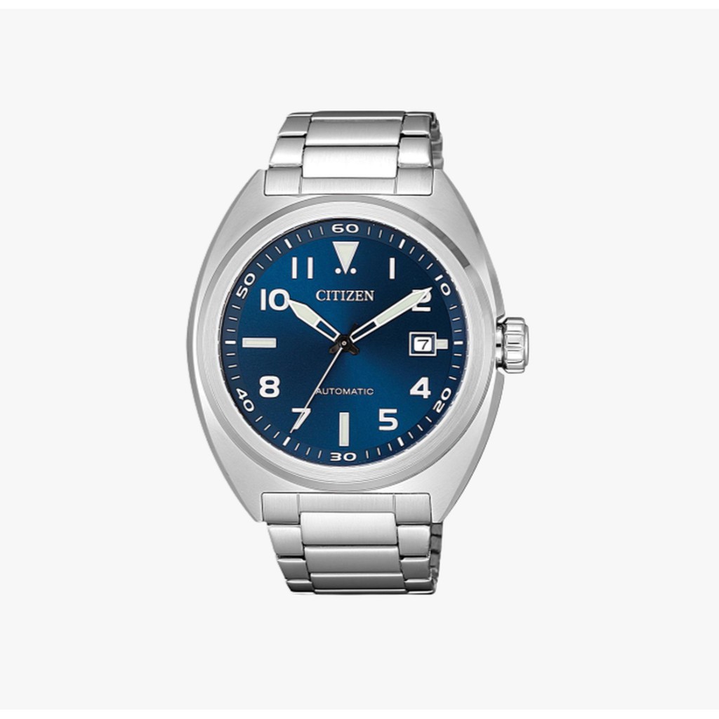 [ประกันร้าน] CITIZEN นาฬิกาข้อมือผู้ชาย รุ่น NJ0100-89L Mechanical Automatic Blue Dial Silver