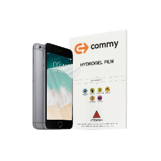 COMMY ฟิล์มไฮโดรเจล สำหรับ iPhone6/ 6Plus/ 6s/ 6sPlus/ 7/ 7 Plus/ 8/ 8 Plus/ X/ XR/ Xs/ Xs Max/ 12 Mini/ 13 mini กันรอย